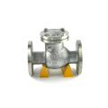 Good price made in China angle seat stop stainless steel check valve with flange connection